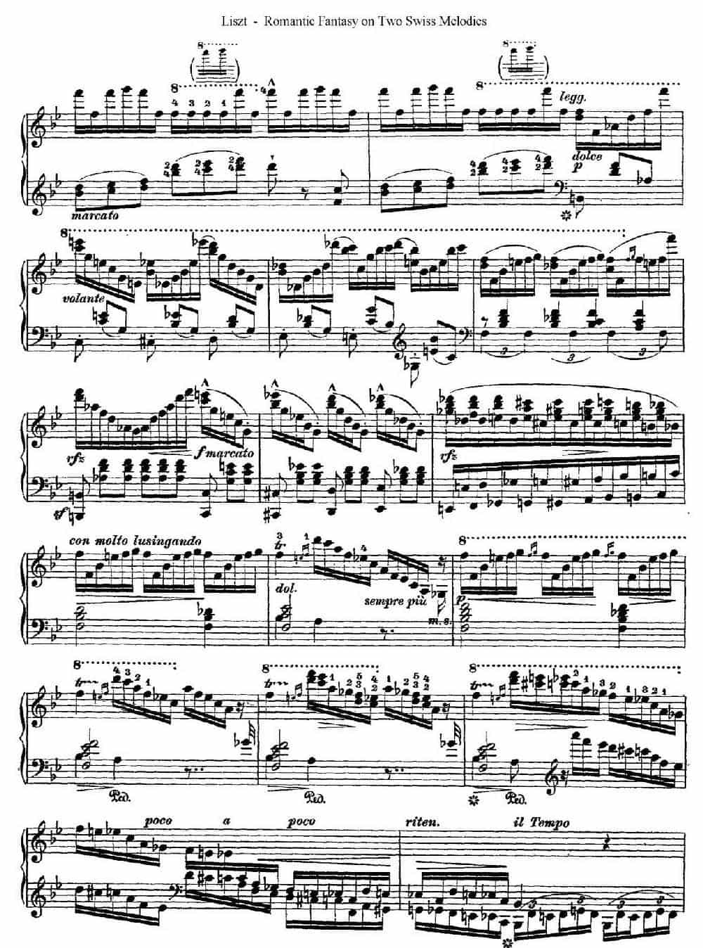 Romantic Fantasy on 2 Swiss Melodies Op.5(浪漫幻想曲) 钢琴乐谱_第21张