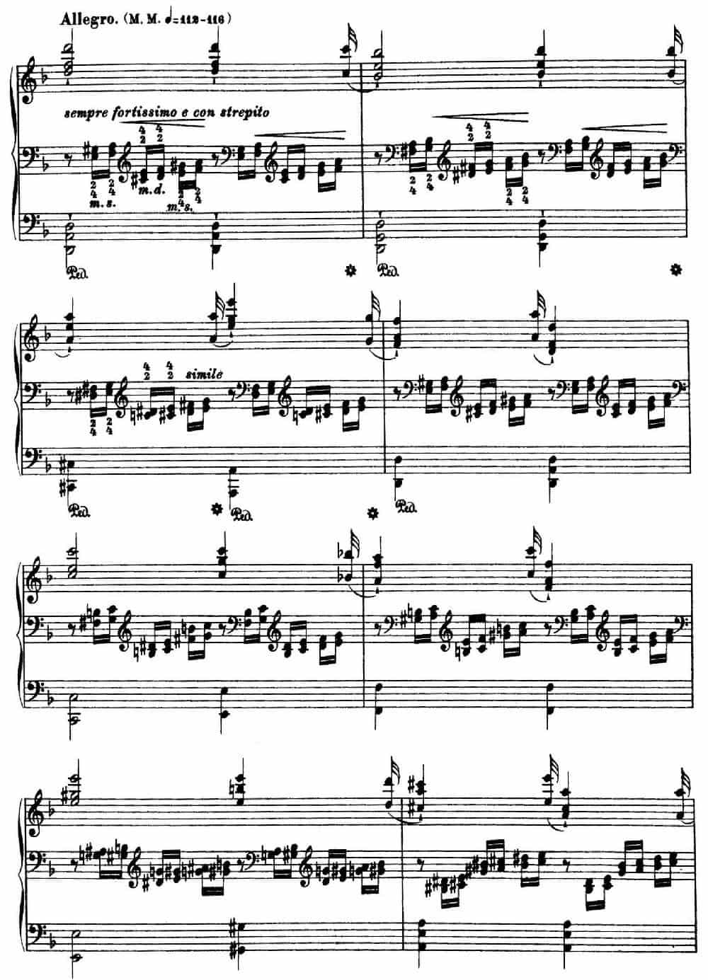 12 Etudes d'execution Transcendante S.139（12首超技练习曲·4） 钢琴乐谱_第2张