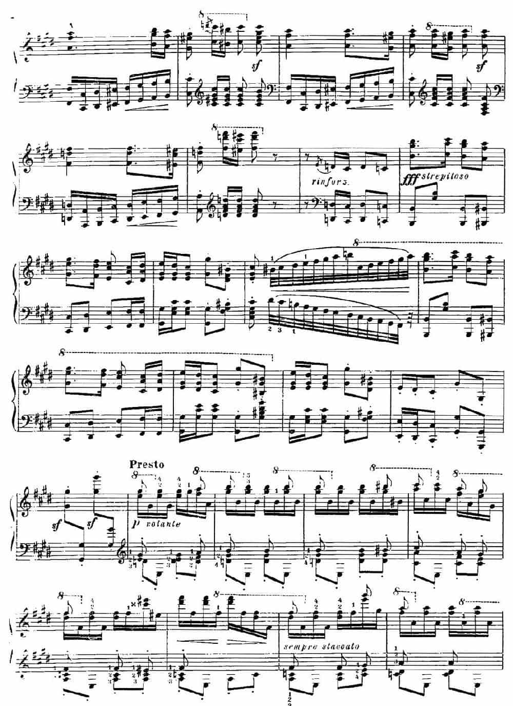 19 Rhapsodies Hongroises S.244  No.1（19首匈牙利狂想曲·第1首） 钢琴乐谱_第16张