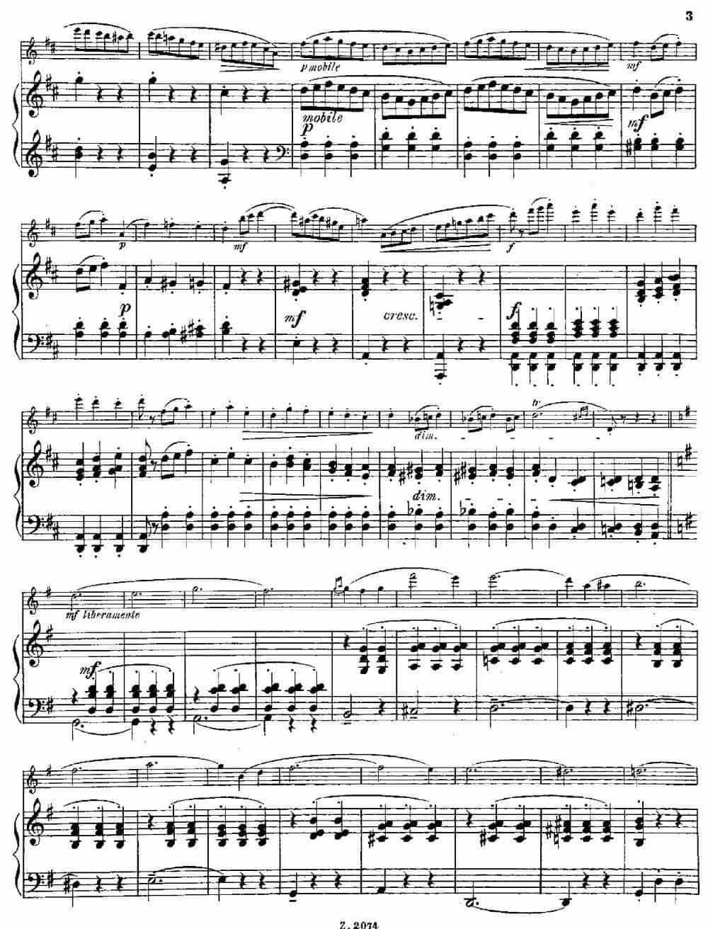 Scherzino（Op.55 No.6）（长笛+钢琴伴奏） 长笛乐谱_第2张