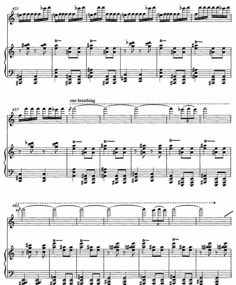 飞歌（笛子协奏曲+钢琴伴奏)P21—3） 笛箫乐谱_第11张