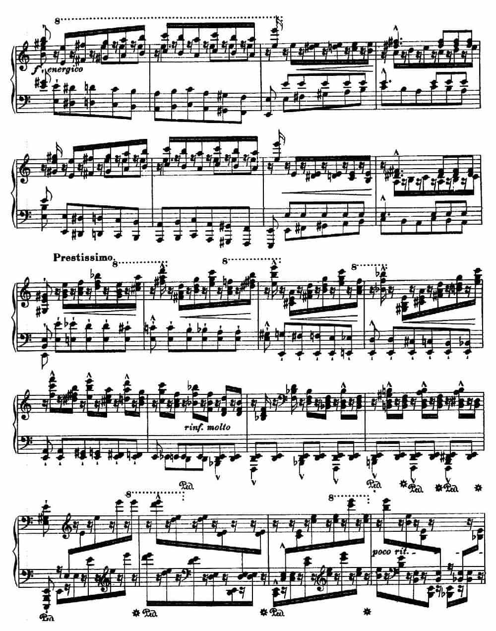 12 Etudes d'execution Transcendante S.139（12首超技练习曲·2） 钢琴乐谱_第4张
