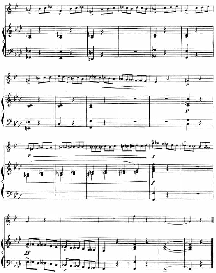 第一协奏曲（小号+钢琴伴奏） 铜管乐器谱_第13张