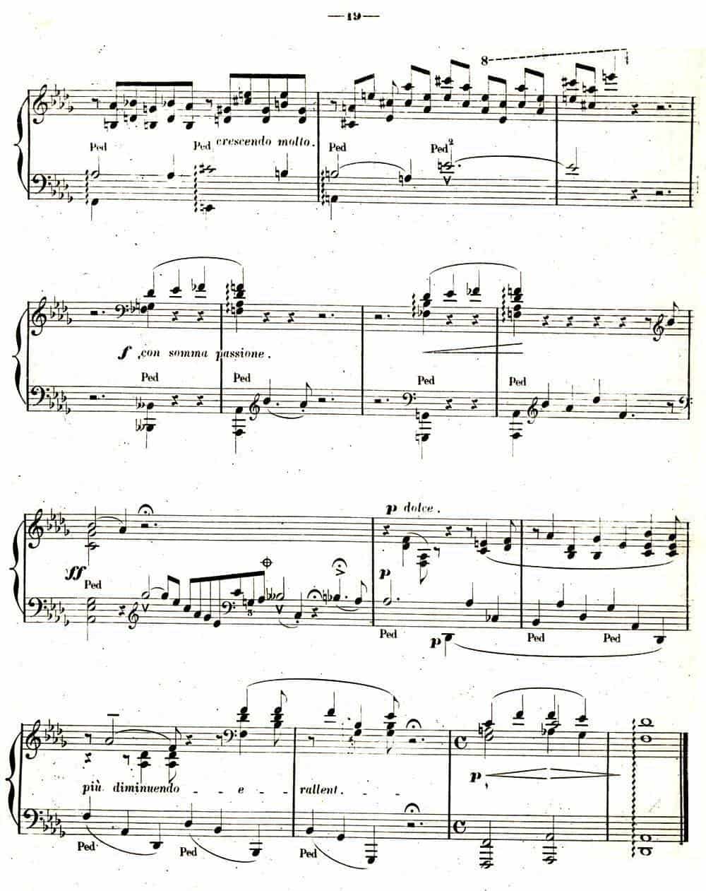 旅行岁月（第二集）意大利游记（4.彼特拉克的十四行诗第47号 Sonetto 47 del Petrarca） 钢琴乐谱_第6张