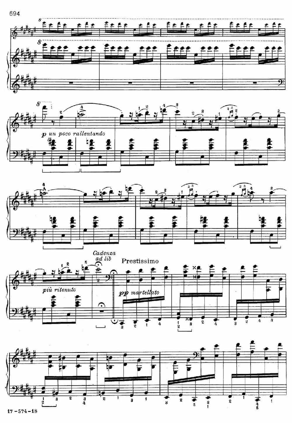 19 Rhapsodies Hongroises S.244 No.2(19首匈牙利狂想曲·第2首) 钢琴乐谱_第17张