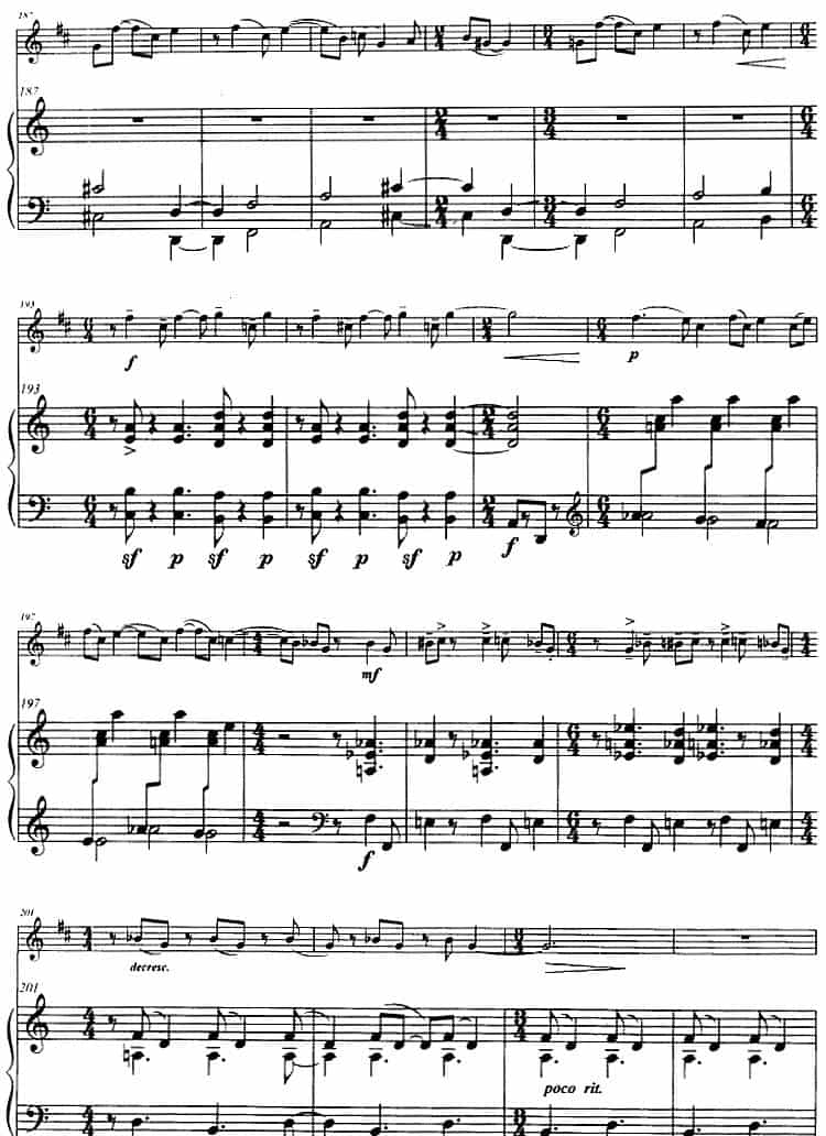 爵士风格的小协奏曲（小号+钢琴伴奏） 铜管乐器谱_第10张
