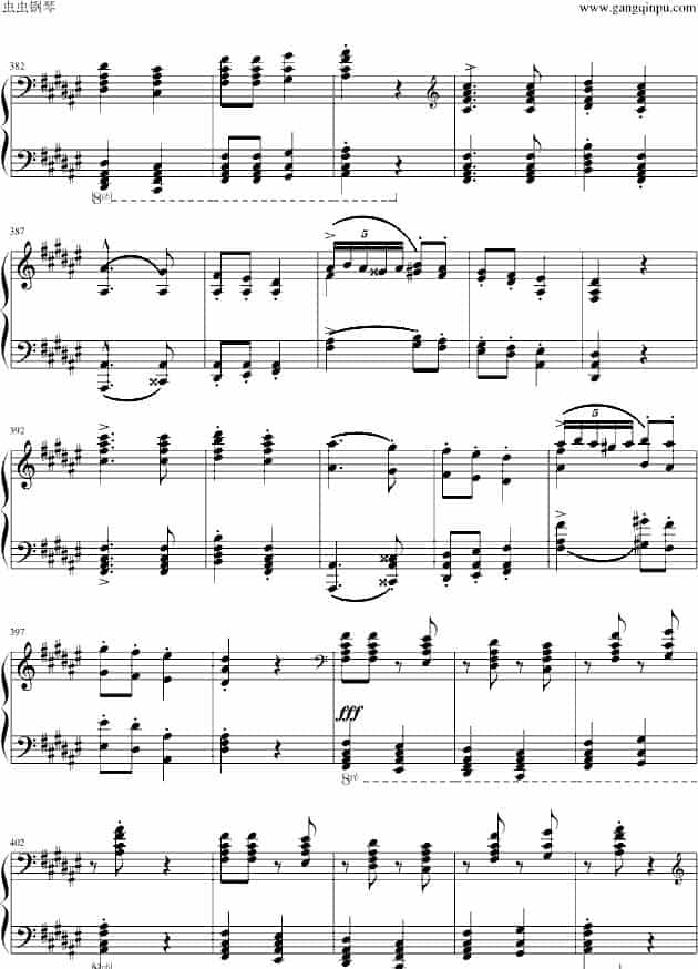匈牙利狂想曲第9号 钢琴乐谱_第23张