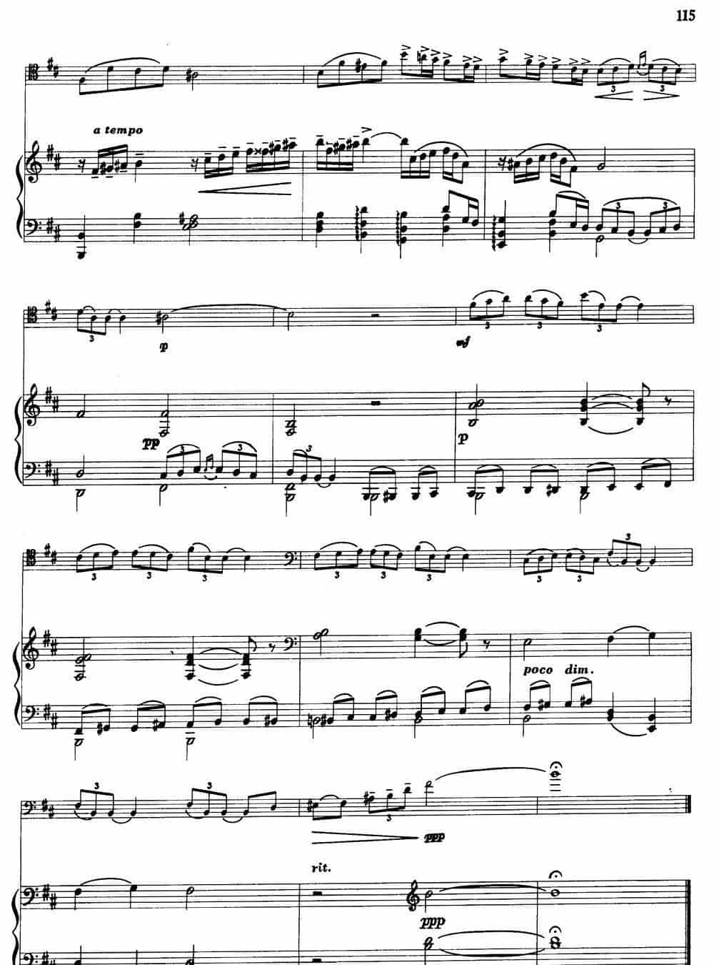 夜曲（大管+钢琴伴奏） 铜管乐器谱_第4张