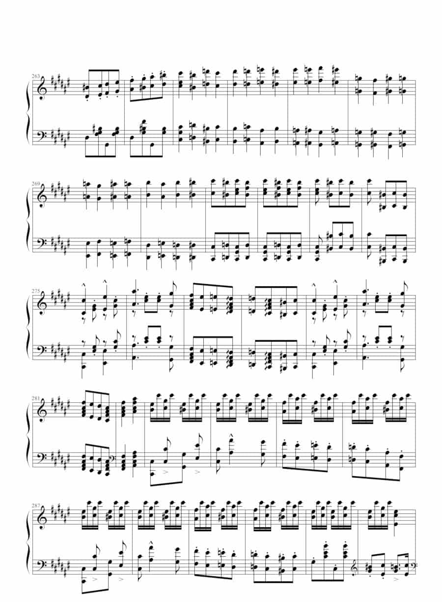 匈牙利狂想曲第二号 钢琴乐谱_第11张