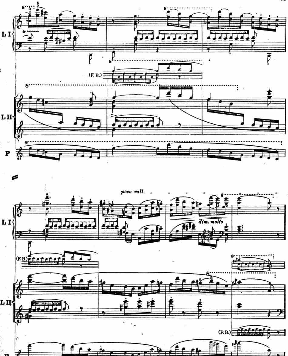6首帕格尼尼大练习曲（Thema mit Variationen Etude Nr.6） 钢琴乐谱_第23张