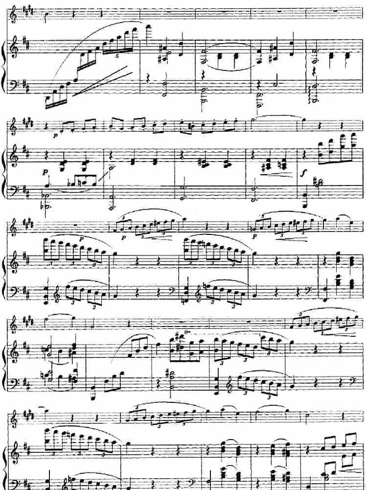 音乐会圆舞曲（小号+钢琴伴奏） 铜管乐器谱_第4张