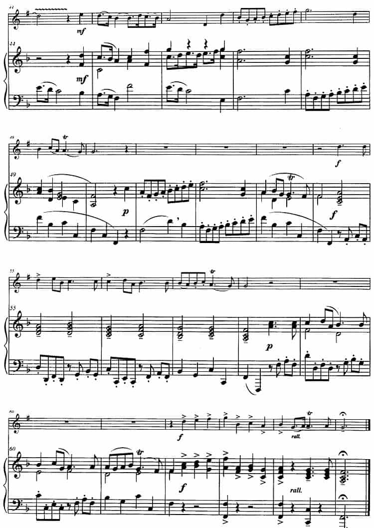 号角（莫利斯·格林作曲版、小号+钢琴伴奏） 铜管乐器谱_第3张