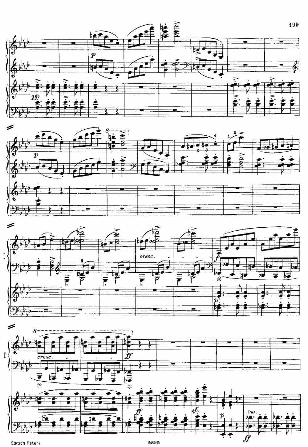 流浪者幻想曲（双钢琴） 钢琴乐谱_第28张