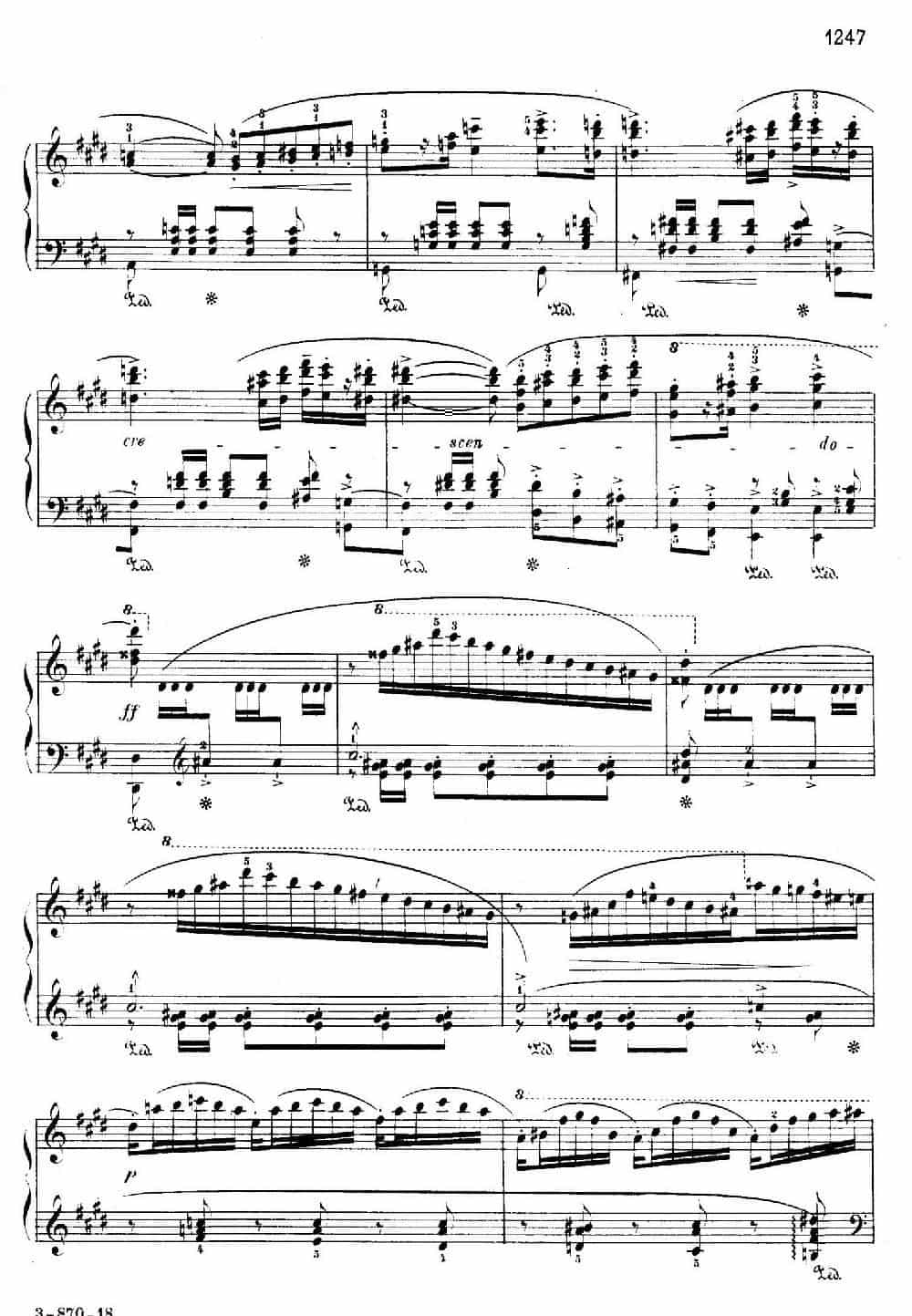 Two Polonaises S.223（2首波洛奈兹舞曲·E大调） 钢琴乐谱_第3张