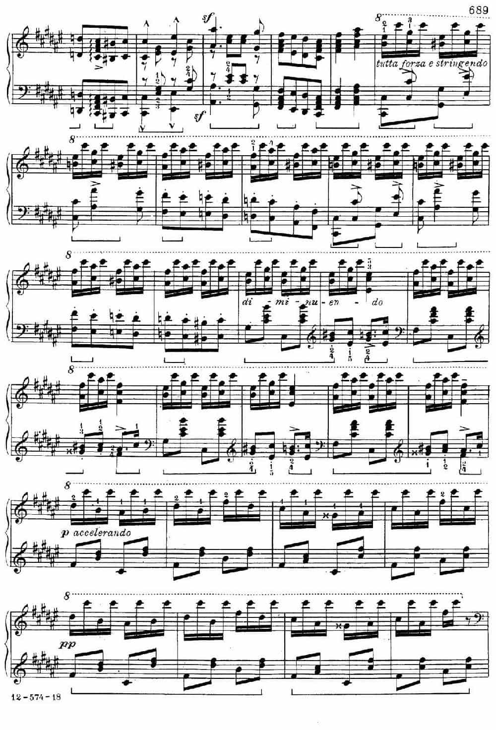 19 Rhapsodies Hongroises S.244 No.2(19首匈牙利狂想曲·第2首) 钢琴乐谱_第12张