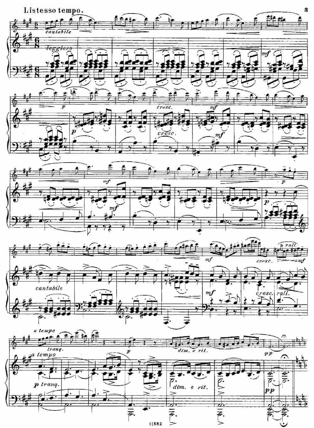 Fantaisies nationales. Italien. （Op.59 No.5）（长笛+钢琴伴奏） 长笛乐谱_第2张