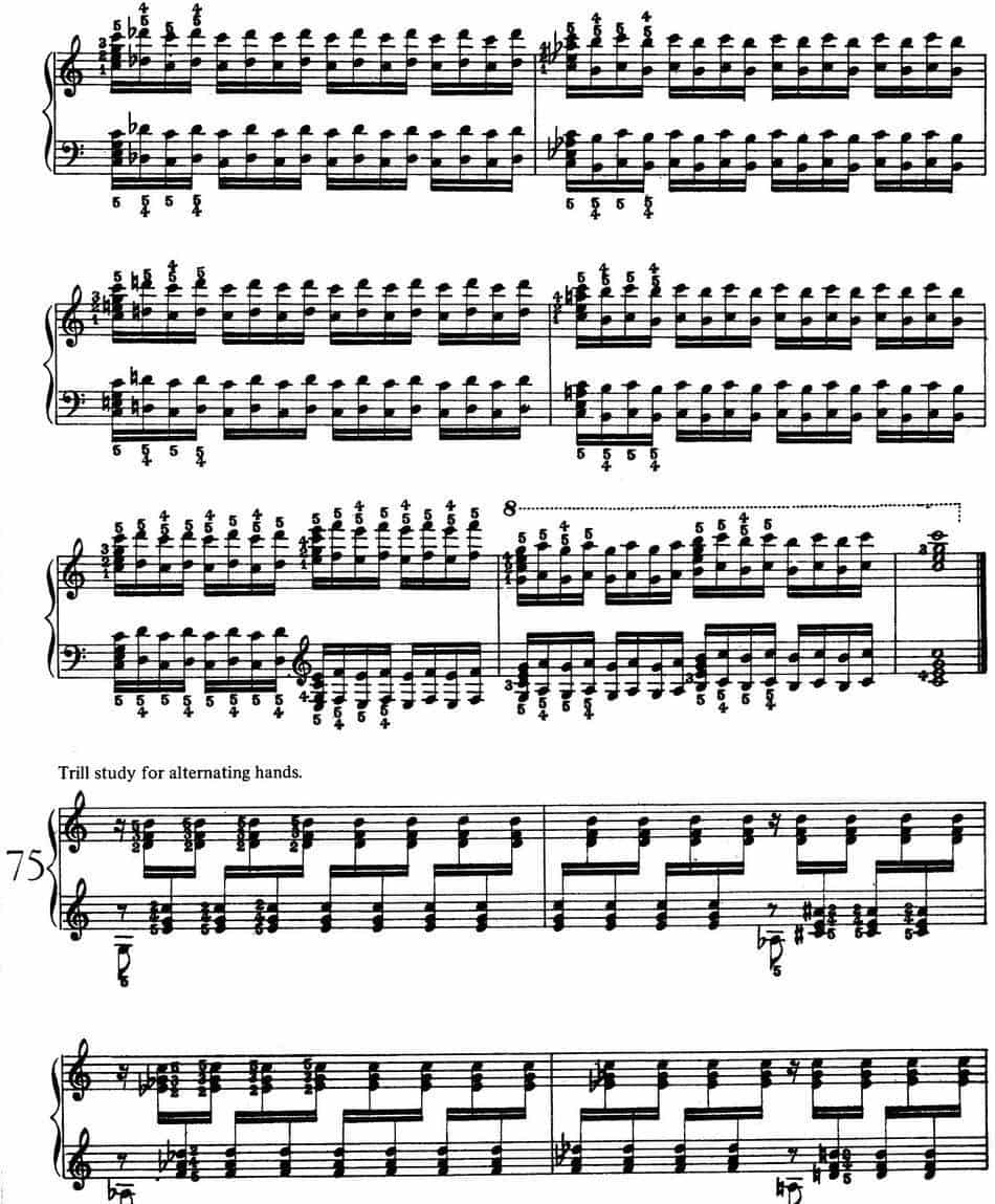 Technical Exercises S.146（李斯特钢琴技巧练习 BOOK Ⅷ） 钢琴乐谱_第23张