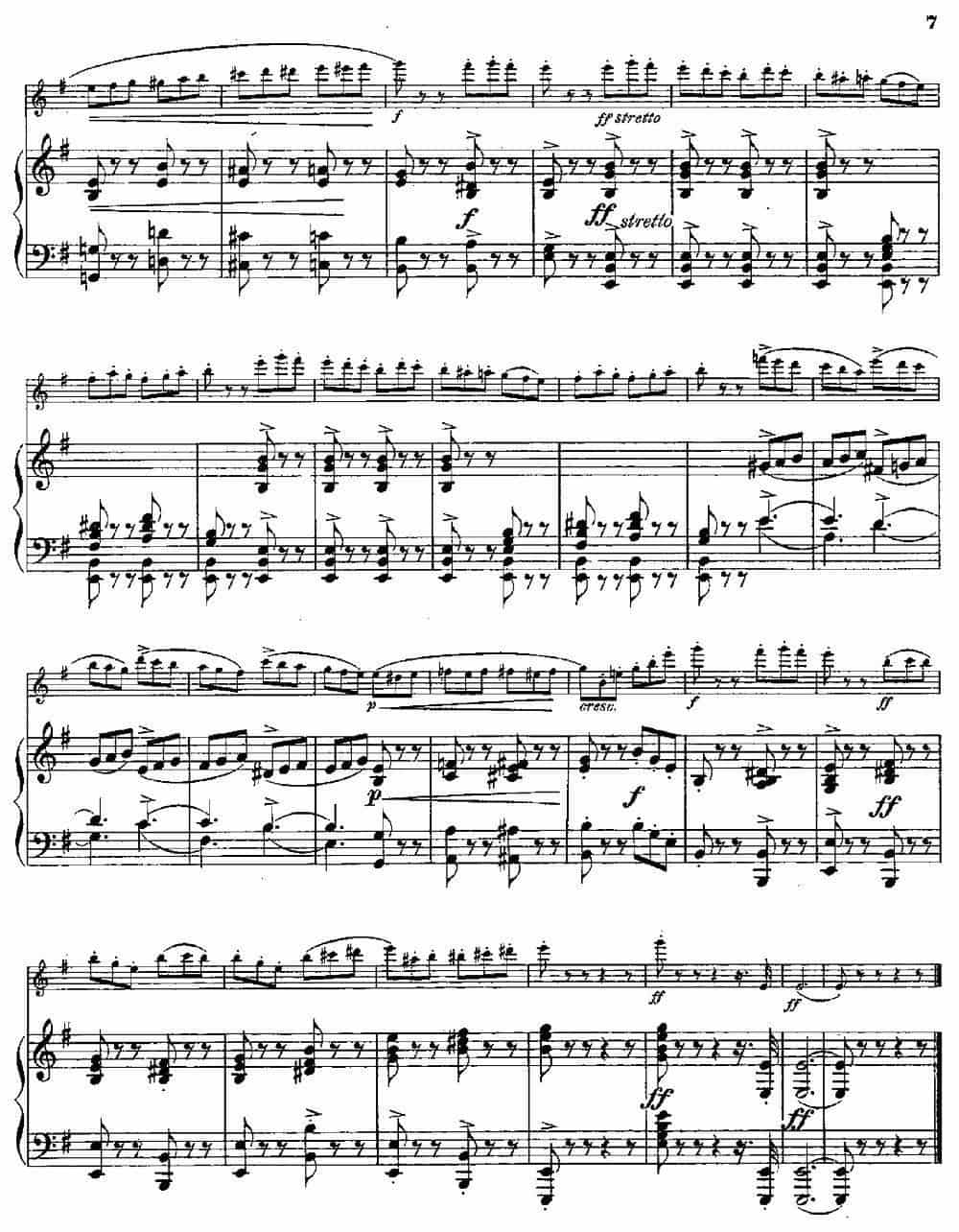 Tarantelle（Op.55 No.8）（长笛+钢琴伴奏） 长笛乐谱_第5张