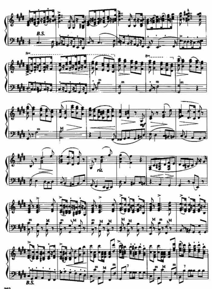 西班牙狂想曲 手风琴乐谱_第4张