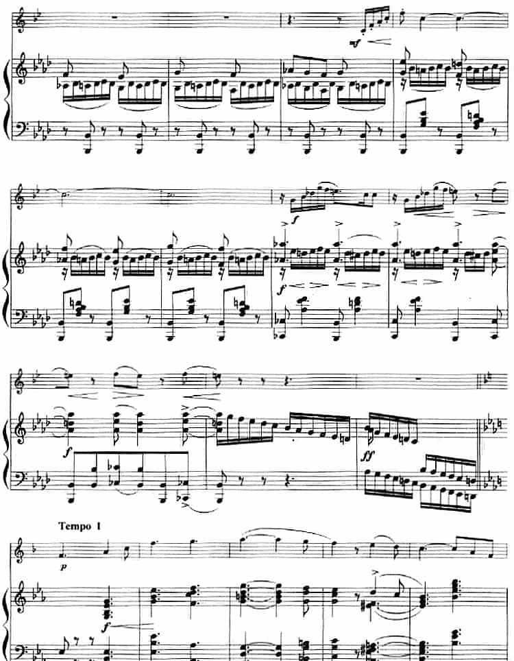 音乐会回旋曲（小号+钢琴伴奏） 铜管乐器谱_第10张