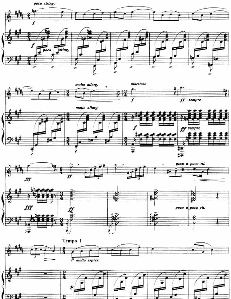 浪漫曲（小号+钢琴伴奏） 铜管乐器谱_第3张