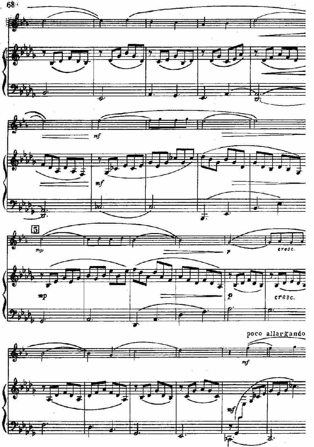 组曲（1）（小号+钢琴伴奏） 铜管乐器谱_第5张