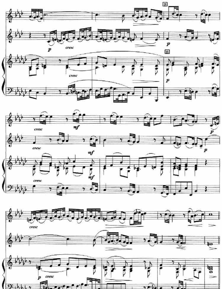 二重奏鸣曲（小号+钢琴伴奏） 铜管乐器谱_第3张