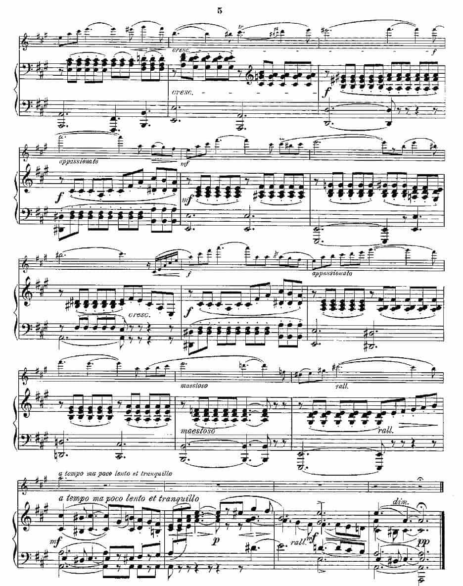 Wiedersehen.Op.46（长笛+钢琴伴奏） 长笛乐谱_第5张