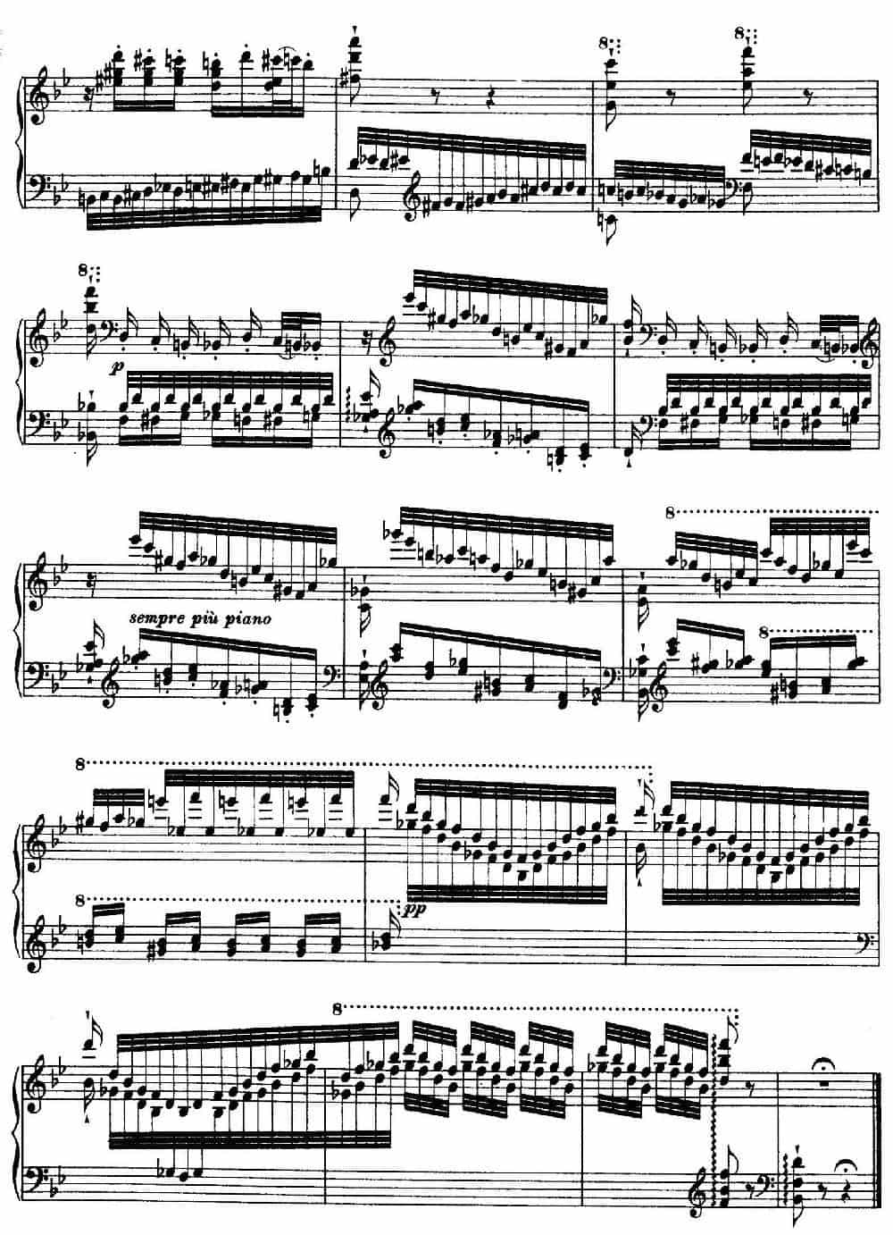 12 Etudes d'execution Transcendante S.139（12首超技练习曲·5） 钢琴乐谱_第9张