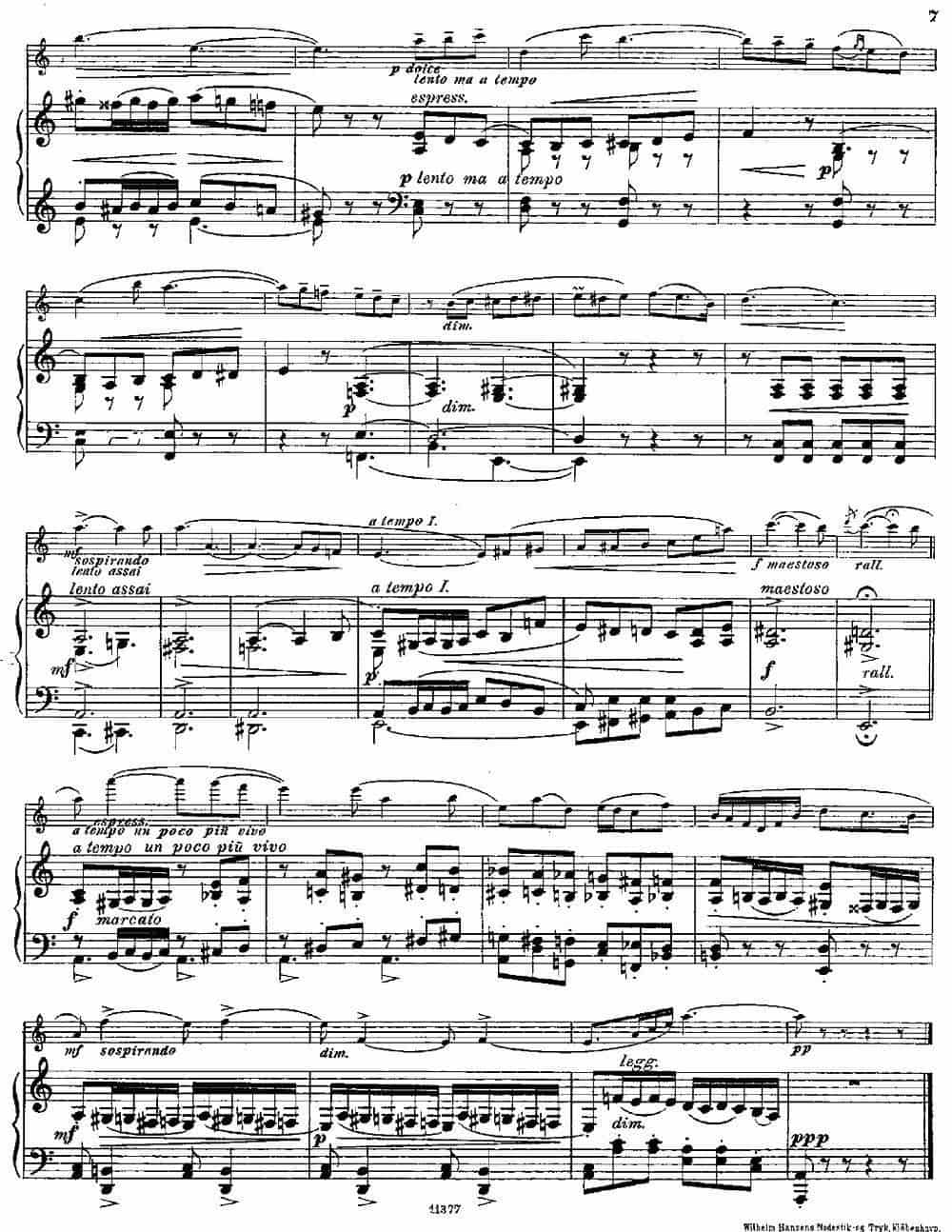 Serenade melancolique（Op.57 No.2）（长笛+钢琴伴奏） 长笛乐谱_第6张