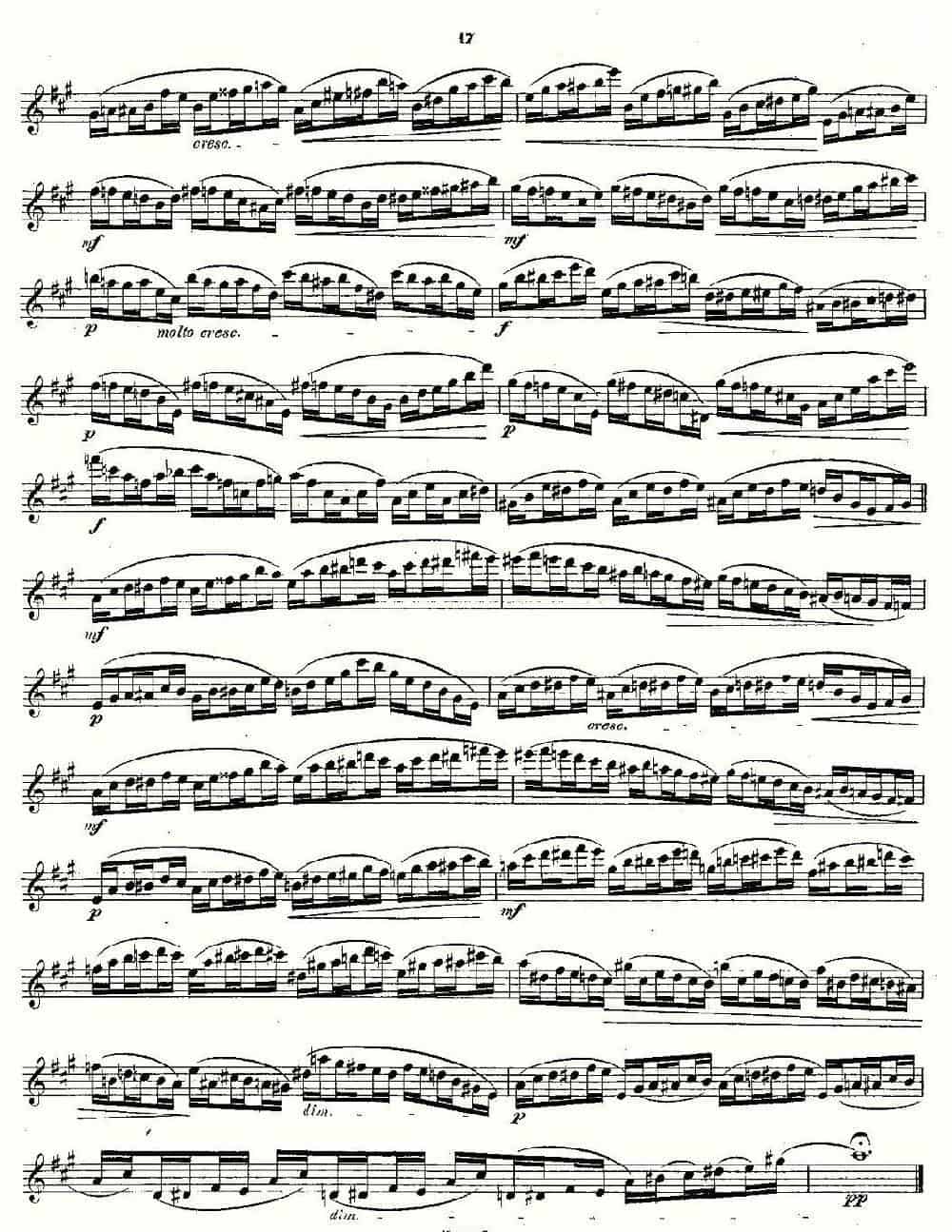 24首长笛练习曲 Op.15 之6—10 长笛乐谱_第5张