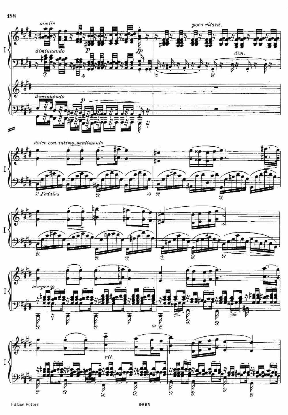 流浪者幻想曲（双钢琴） 钢琴乐谱_第17张