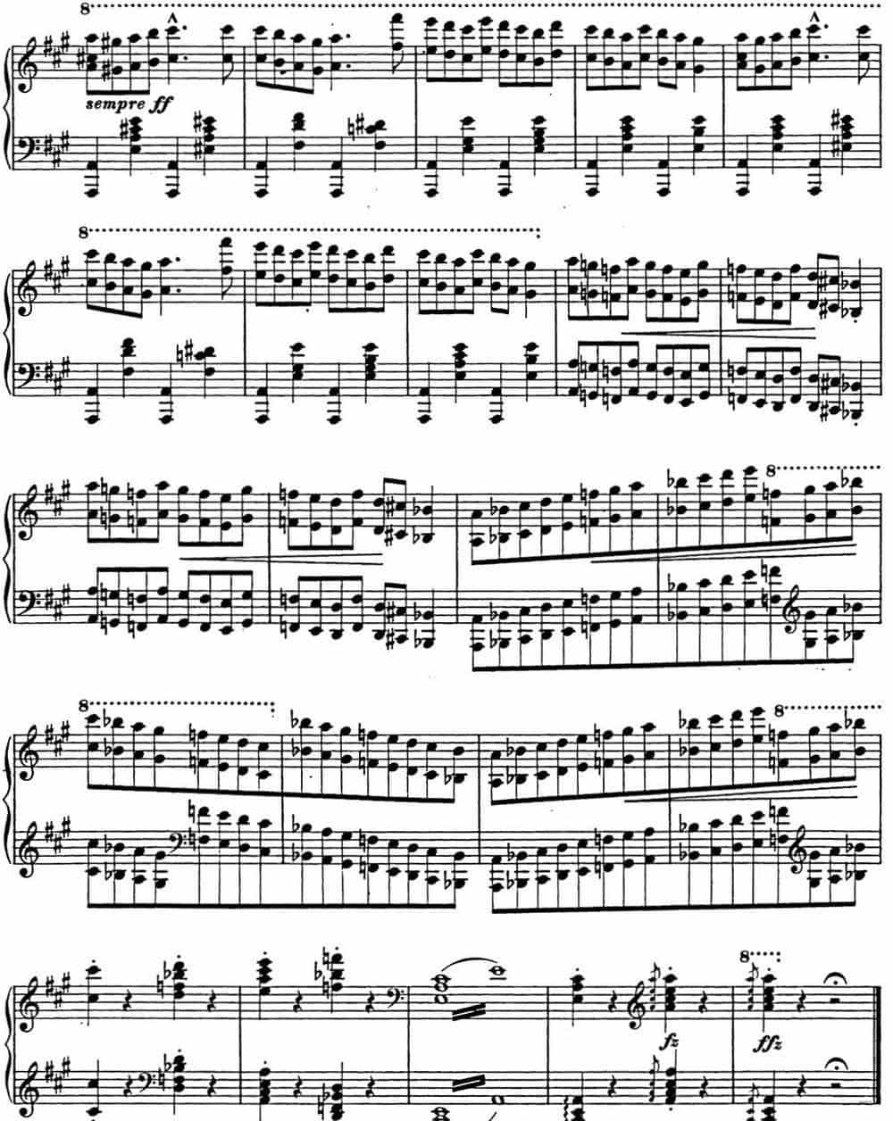 李斯特 匈牙利狂想曲CD Hungarian Rhapsodies S.244 No.15 钢琴乐谱_第12张