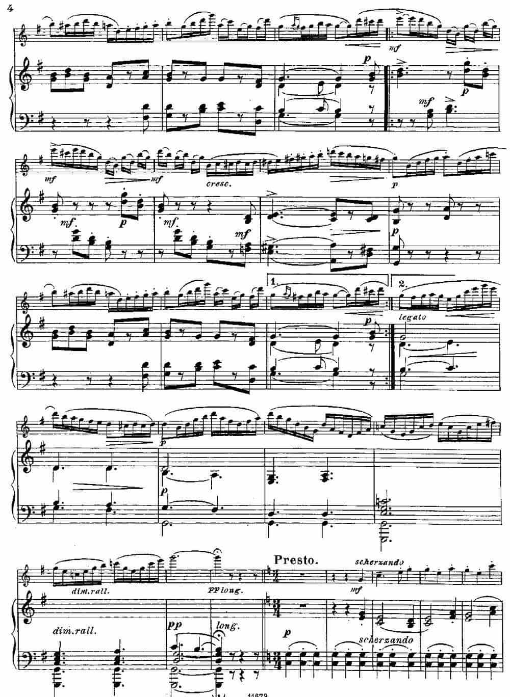 Fantaisies nationales. Ecossais. （Op.59 No.2）（长笛+钢琴伴奏） 长笛乐谱_第3张