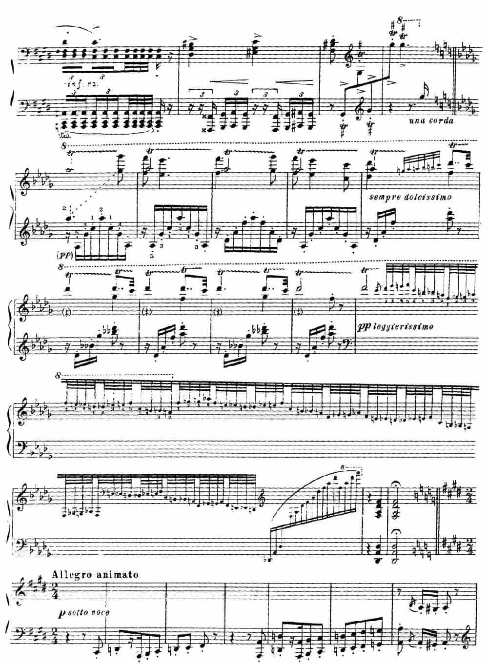 19 Rhapsodies Hongroises S.244  No.1（19首匈牙利狂想曲·第1首） 钢琴乐谱_第10张