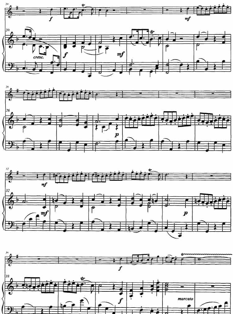 号角（莫利斯·格林作曲版、小号+钢琴伴奏） 铜管乐器谱_第2张