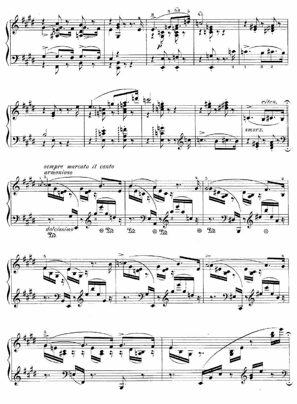 Notturnos S.541（3首夜曲“爱之梦”·2） 钢琴乐谱_第2张