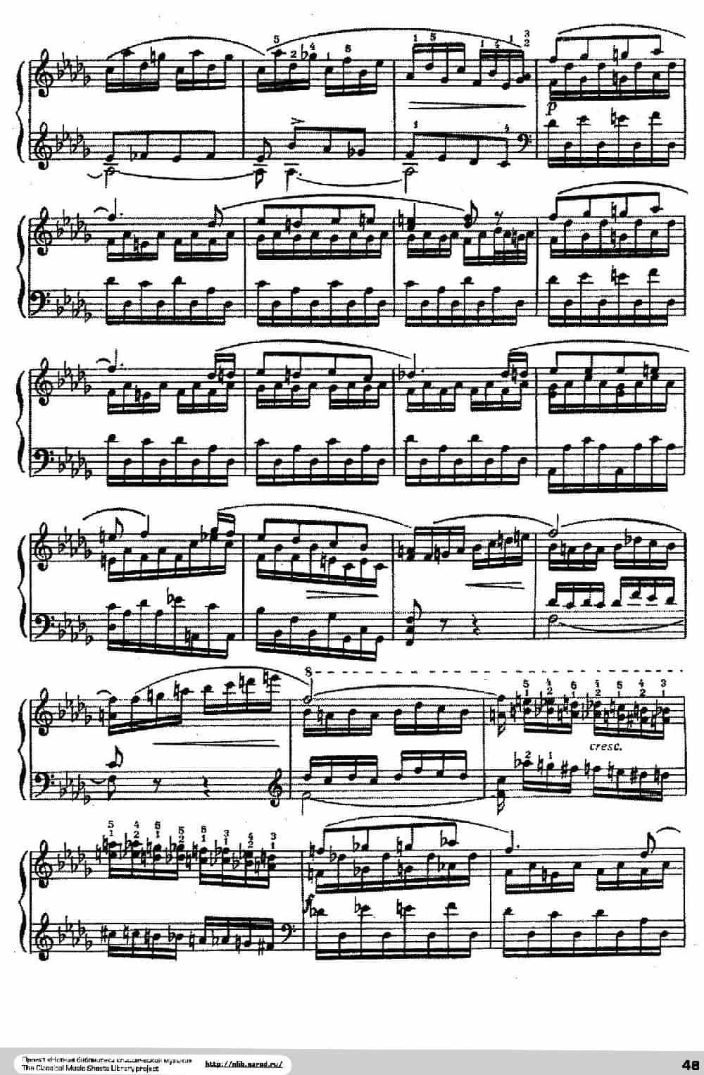 12首钢琴练习曲 12 Etudes S.136（Ⅱ） 钢琴乐谱_第4张