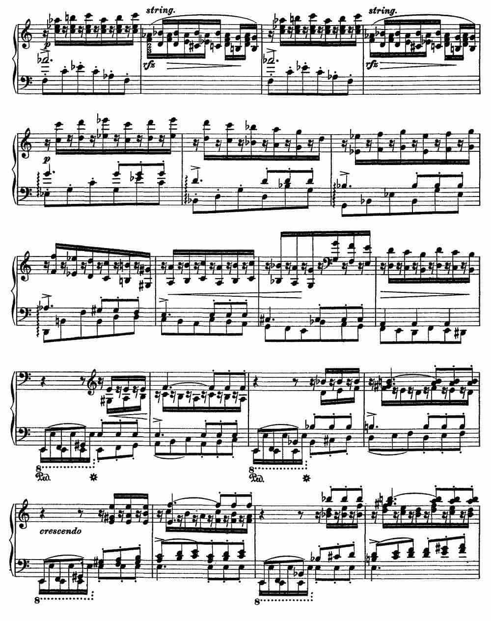 12首超级技巧练习曲：A Minor（A 小调） 钢琴乐谱_第3张