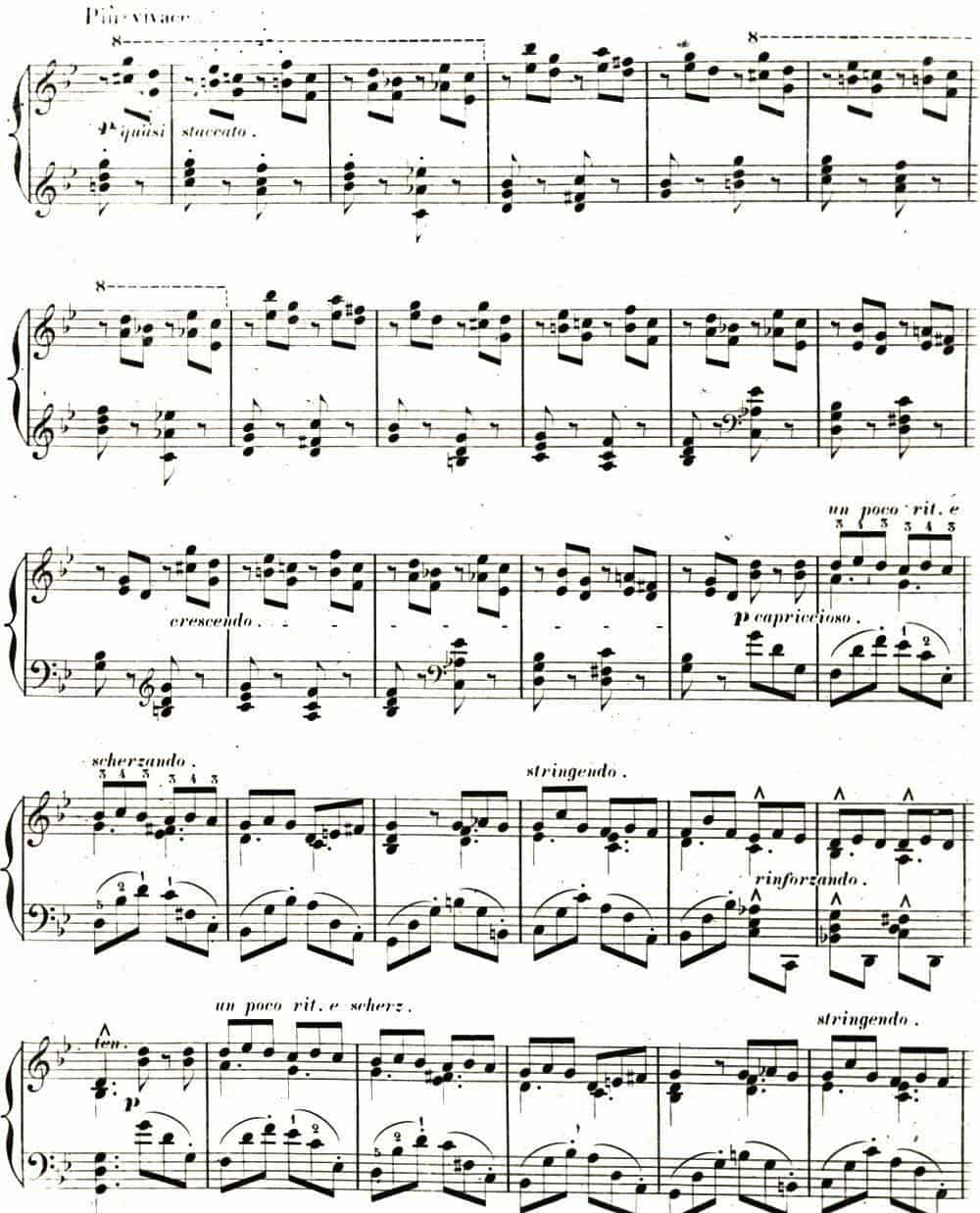 李斯特 旅游岁月 第二集遗补 威尼斯和拿波里 S.162 No.3 塔兰泰拉舞曲 钢琴乐谱_第4张