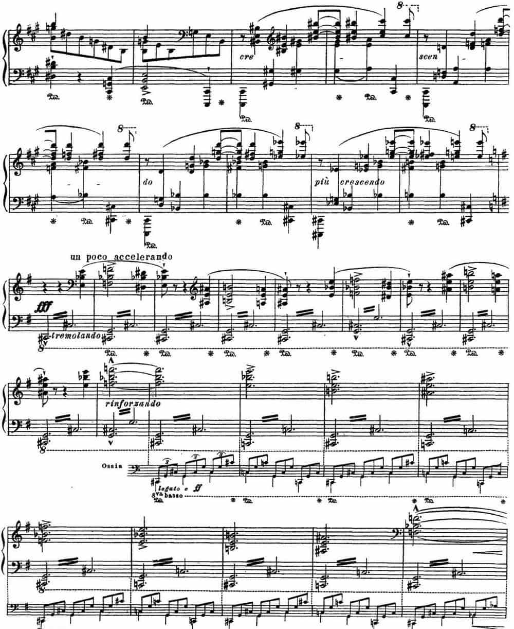 李斯特 旅游岁月 第三集 S.163 No.2 艾斯特庄园的绿柏1 钢琴乐谱_第4张