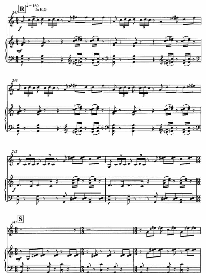 飞歌（笛子协奏曲+钢琴伴奏)P11—2） 笛箫乐谱_第9张