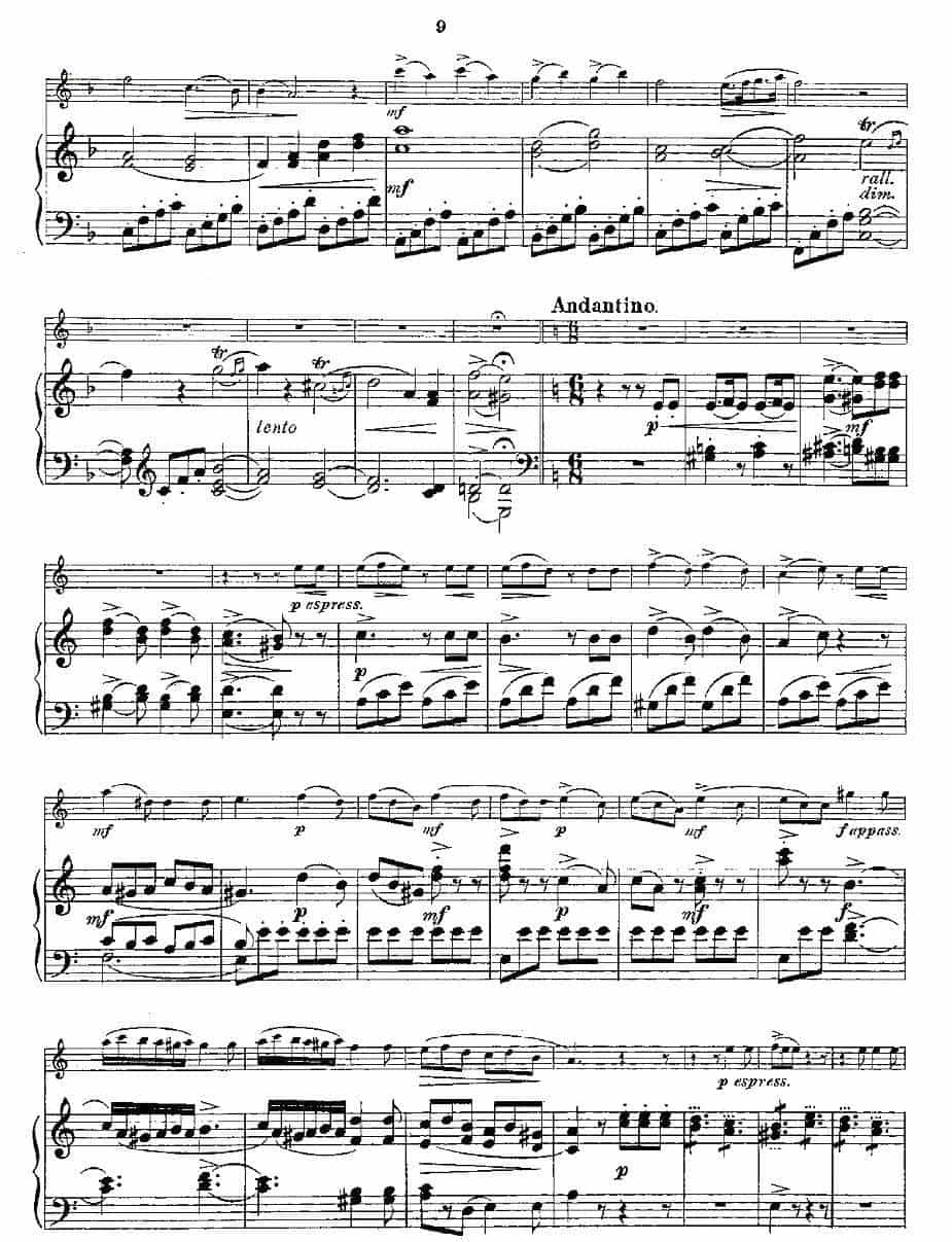 Opern-Transcriptionen.Op.45-1（长笛+钢琴伴奏） 长笛乐谱_第9张