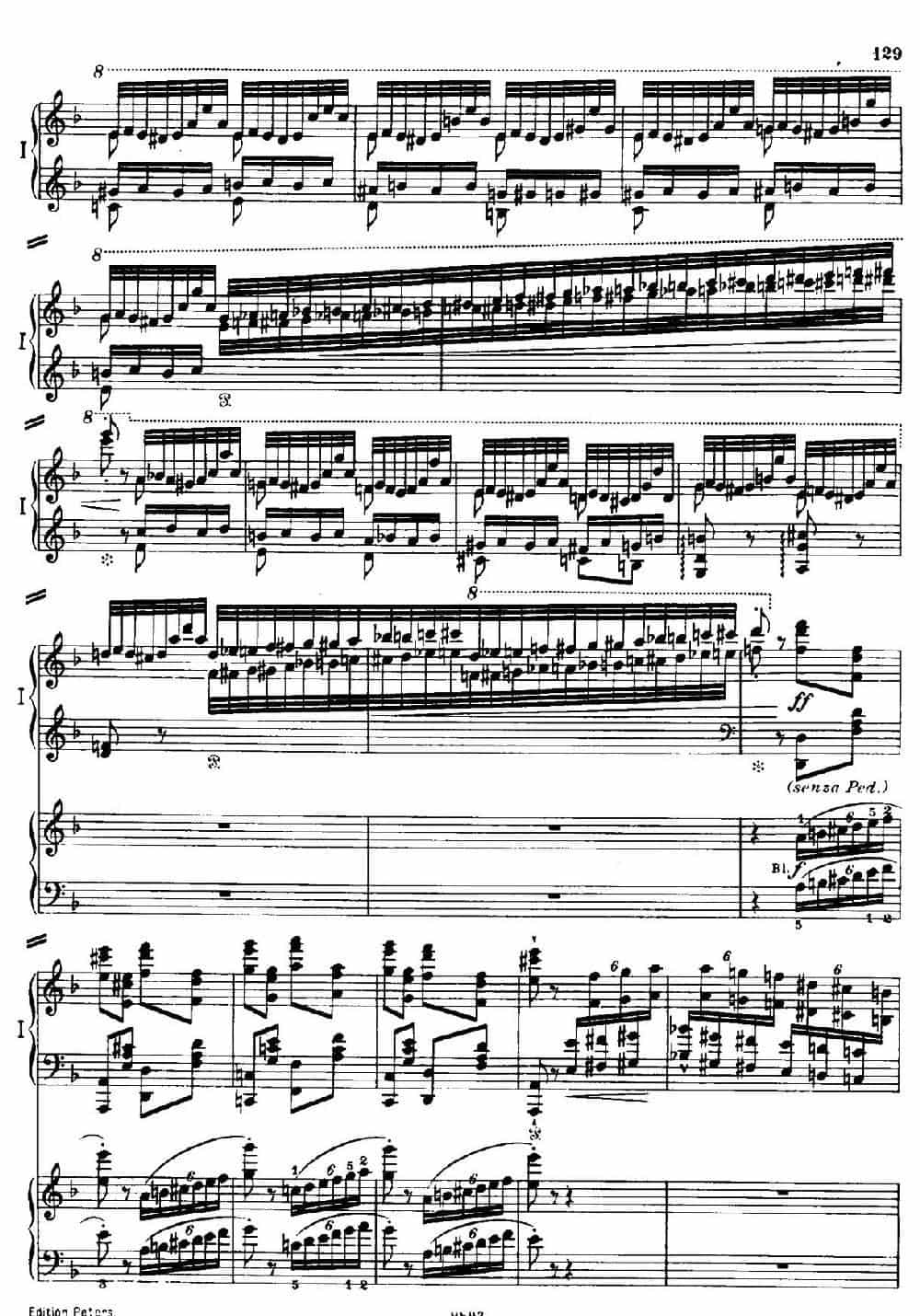 Danse Macabre.（双钢琴） 钢琴乐谱_第28张