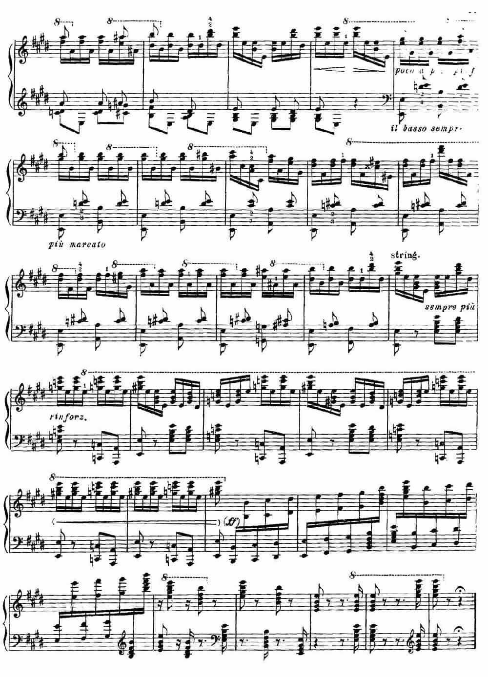 19 Rhapsodies Hongroises S.244  No.1（19首匈牙利狂想曲·第1首） 钢琴乐谱_第17张