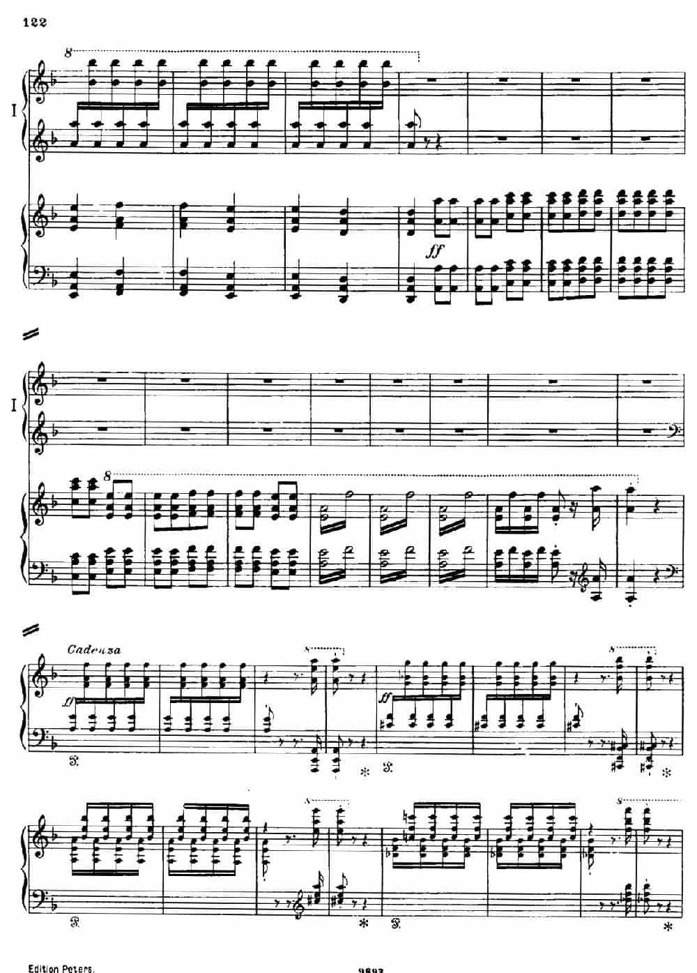Danse Macabre.（双钢琴） 钢琴乐谱_第21张