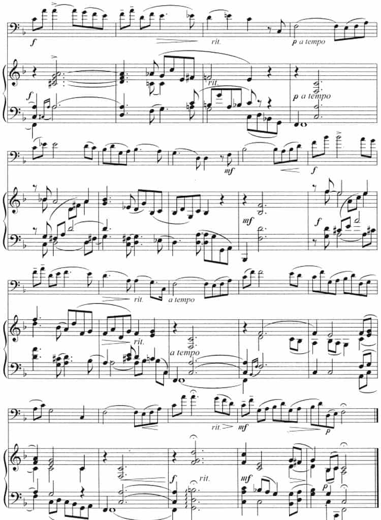 梦幻曲（长号+钢琴伴奏） 铜管乐器谱_第2张