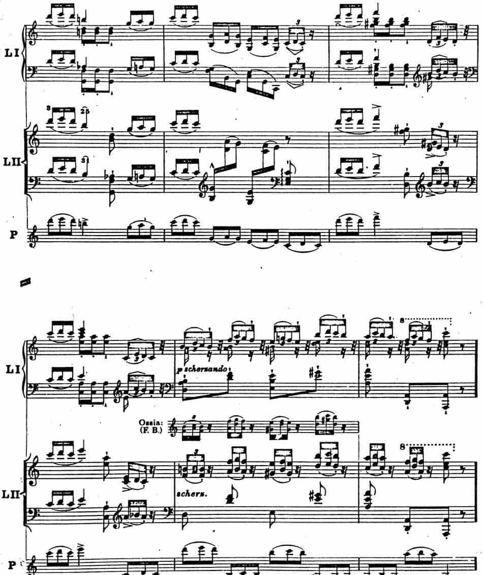 6首帕格尼尼大练习曲（Thema mit Variationen Etude Nr.6） 钢琴乐谱_第17张