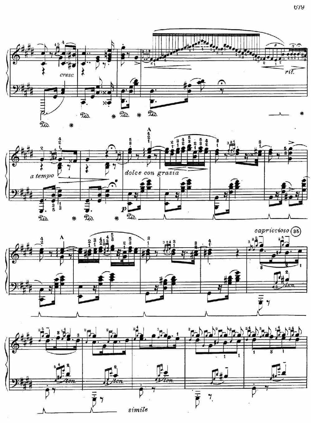 19 Rhapsodies Hongroises S.244 No.2(19首匈牙利狂想曲·第2首) 钢琴乐谱_第2张