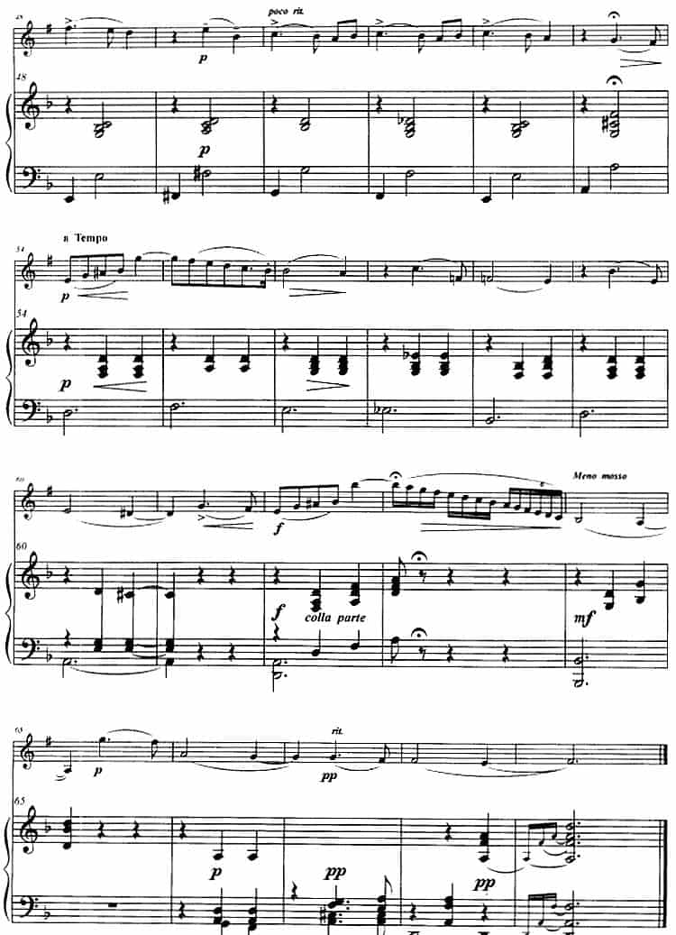 柔情圆舞曲（小号+钢琴伴奏） 铜管乐器谱_第3张